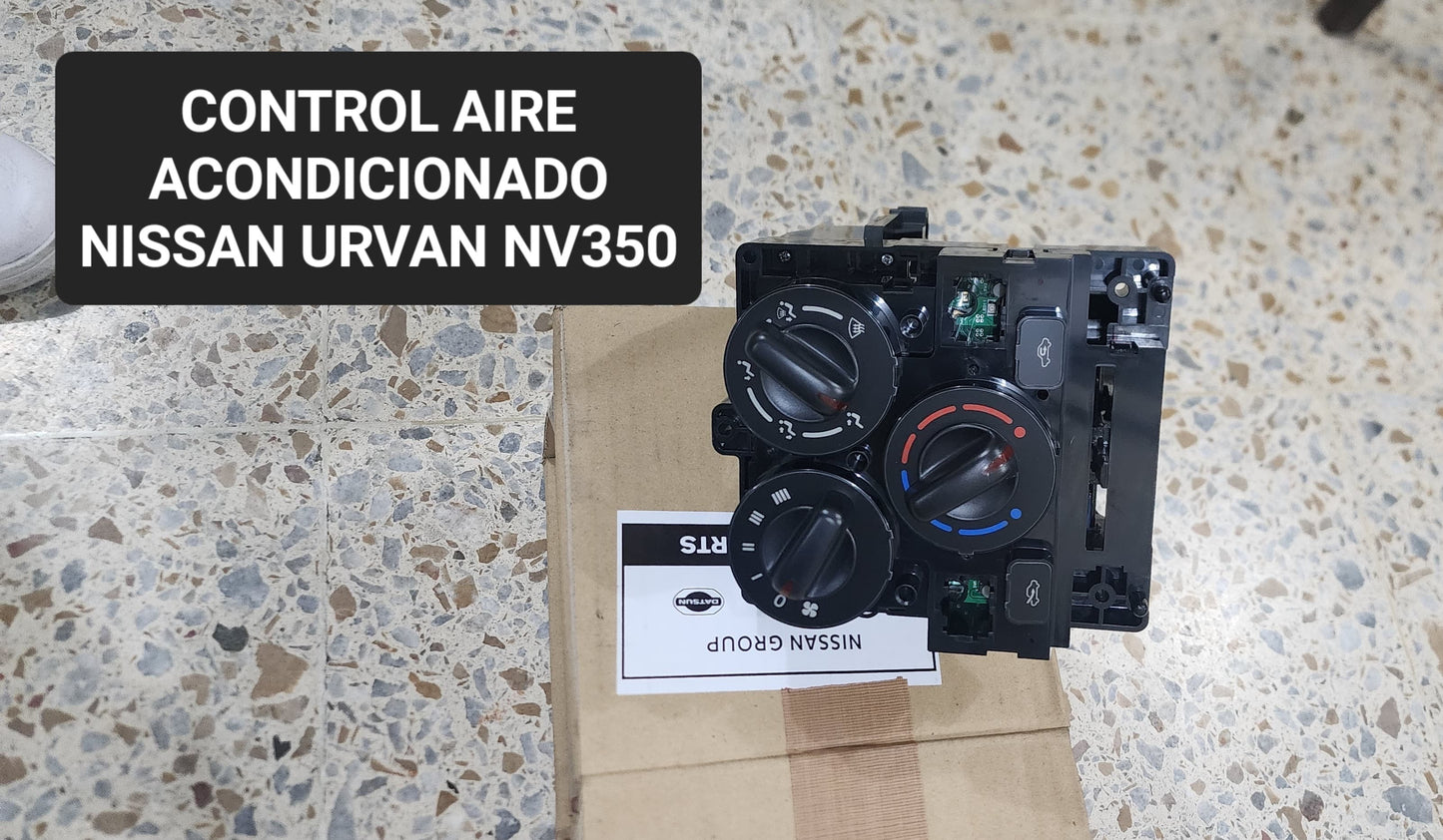 Control de aire acondicionado para Nissan Urvan NV350