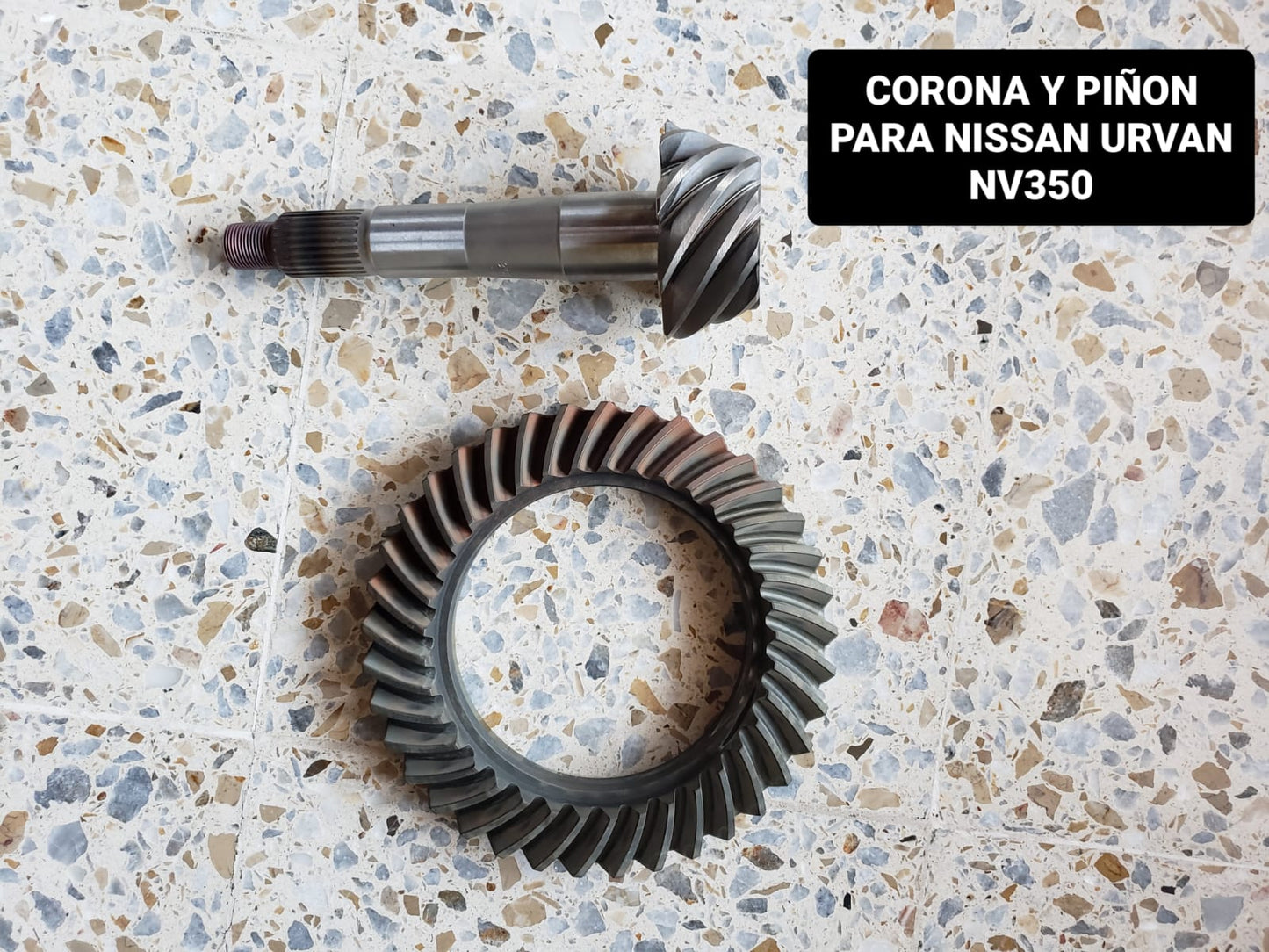 Corona y piñon para Nissan Urvan NV350