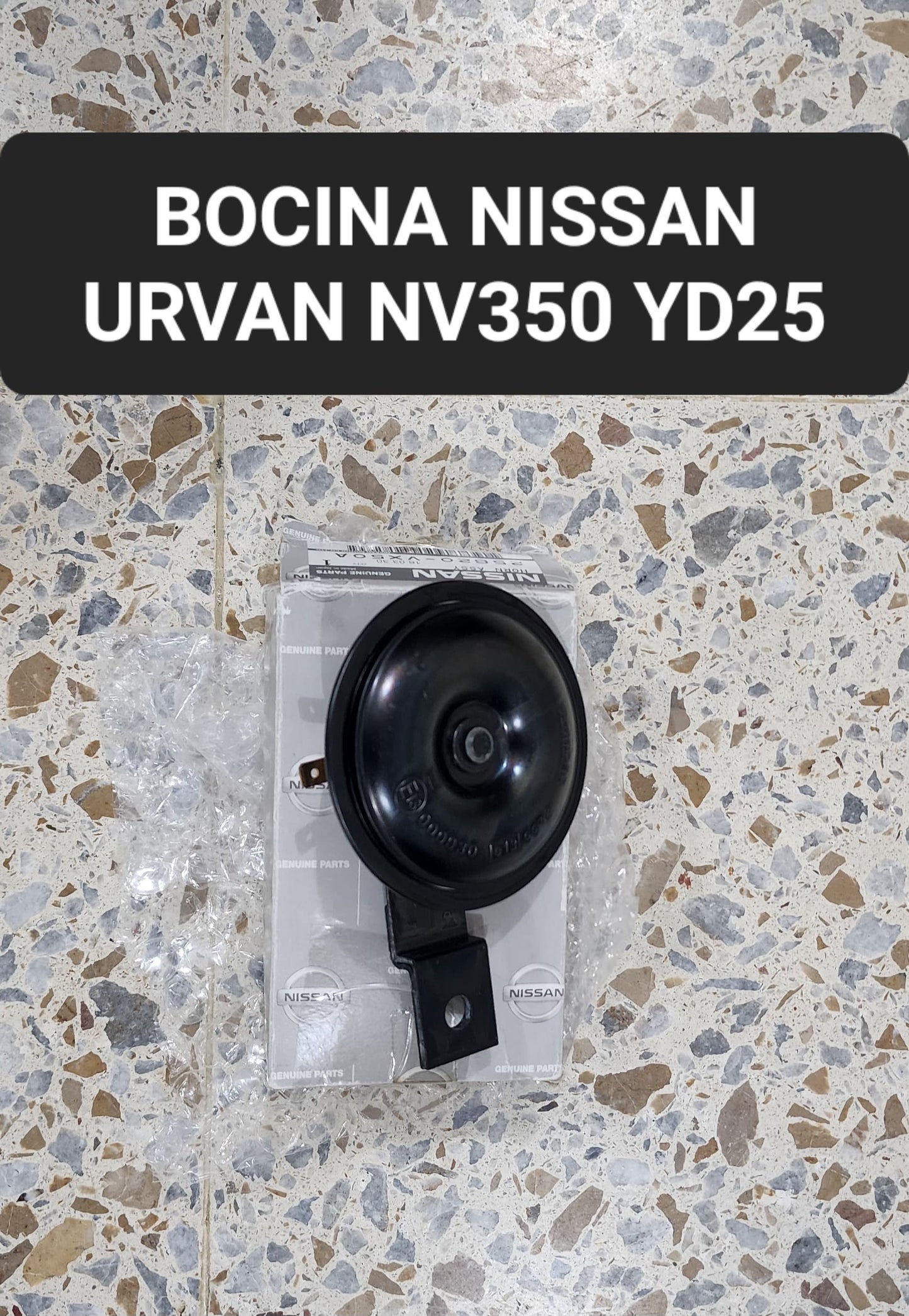 Bocina para Nissan Urvan NV350 y YD25