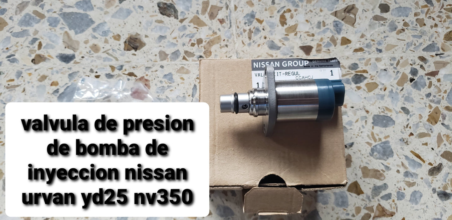 Válvula de presión de bomba de inyección para Nissan Urvan NV350 y YD25