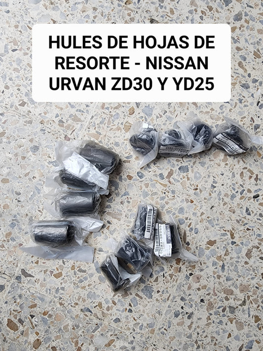 Hules de hojas de resorte para Nissan Urvan ZD30 y YD25