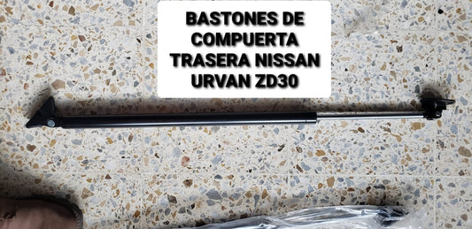 Bastones de compuerta trasera Nissan Urvan ZD30
