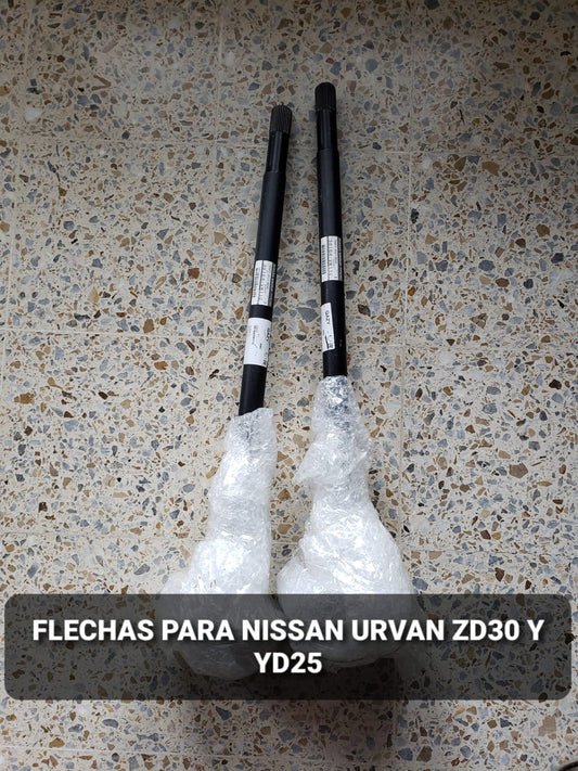 Flechas para Nissan Urvan ZD30 y YD25