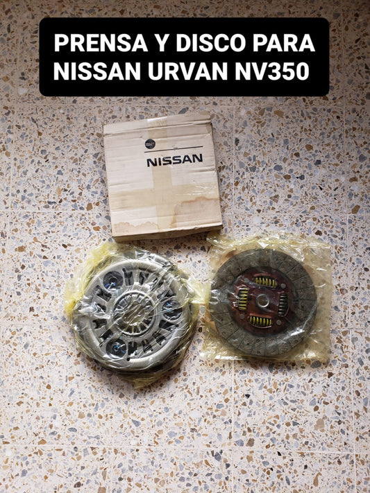 Prensa y disco para Nissan Urvan NV350
