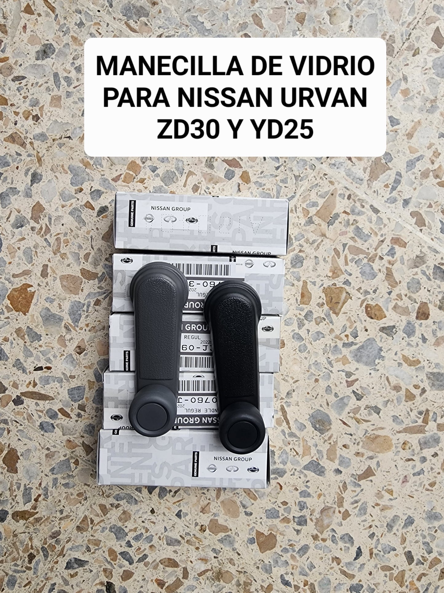 Manecilla de vidrio para Nissan Urvan ZD30 y YD25